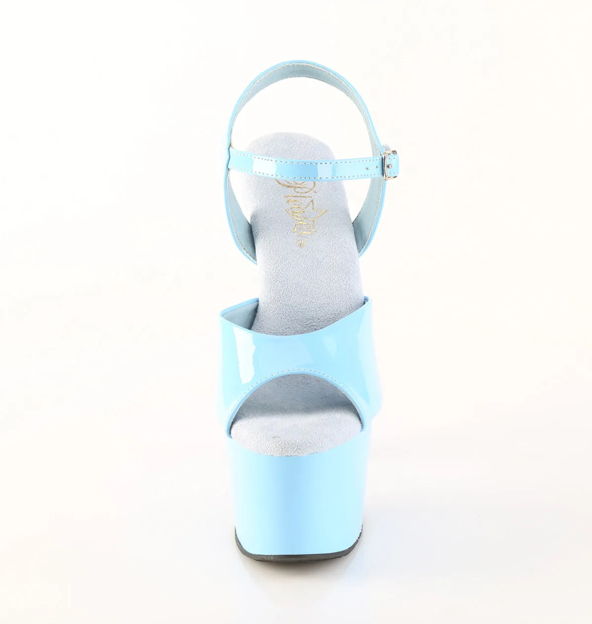 7 Inch Heel ADORE-709 Baby Blue Patent