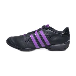 Adidas Core 55 Sport Shoes Leather Black Colour For Women