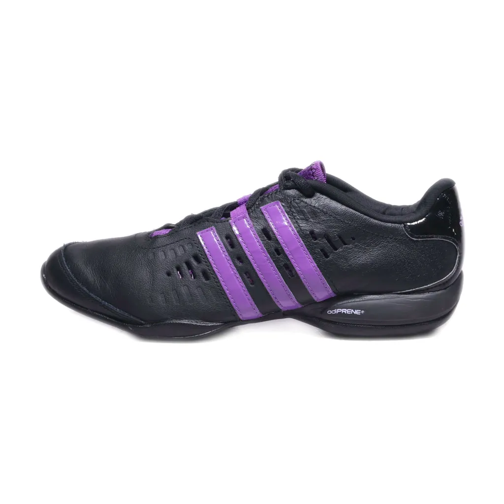 Adidas Core 55 Sport Shoes Leather Black Colour For Women