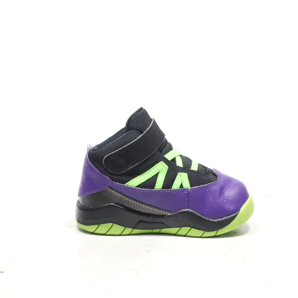 Air Jordan Prime Flight Sport Shoes Fabric Purple Color For Kids
