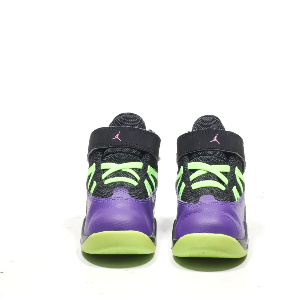 Air Jordan Prime Flight Sport Shoes Fabric Purple Color For Kids