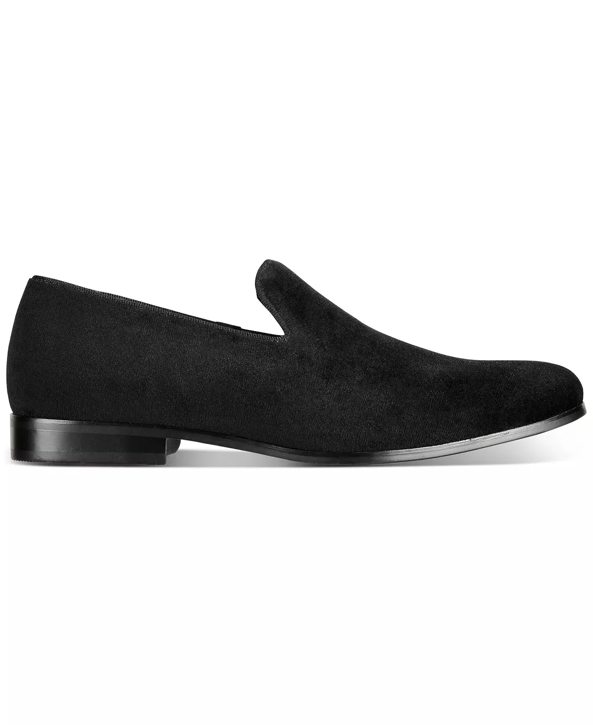 Alfani Mens Zion Smoking Slipper Loafer  Color Black Size 12M