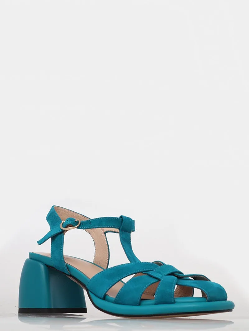 Alfie & Evie - Yael Sandal - Turqouise Suede