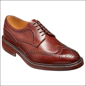 Barker Kelmarsh Cherry Grain Wingtip Derby@