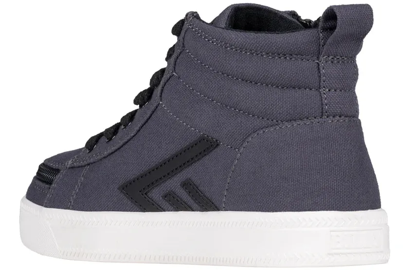 Billy Footwear (Kids) - Charcoal/Black CS Canvas Shoes