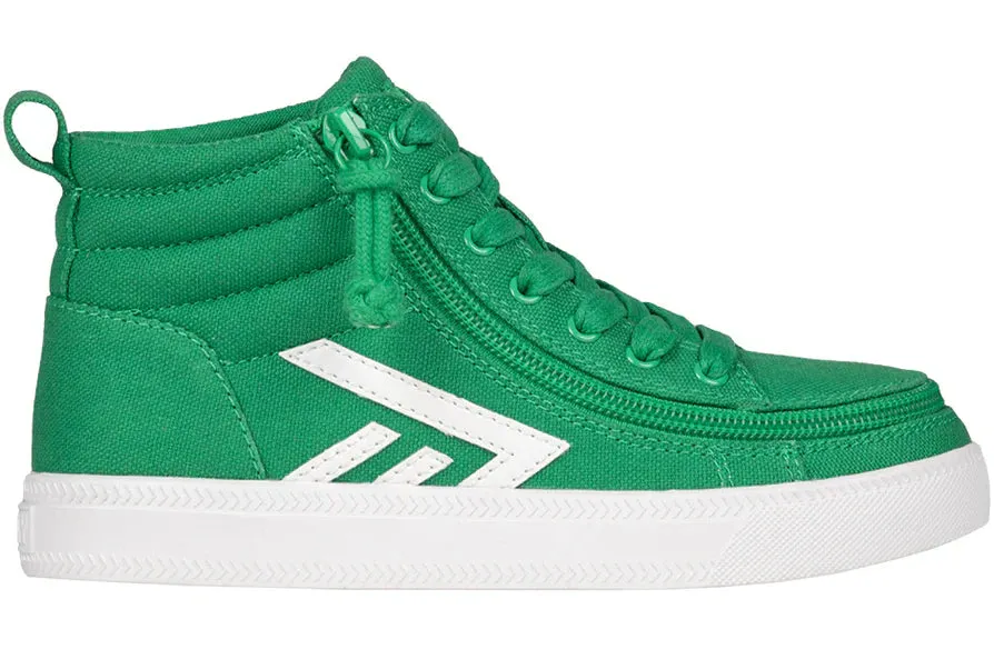 Billy Footwear (Toddler) - Green/White Core Skate Canvas Shoes