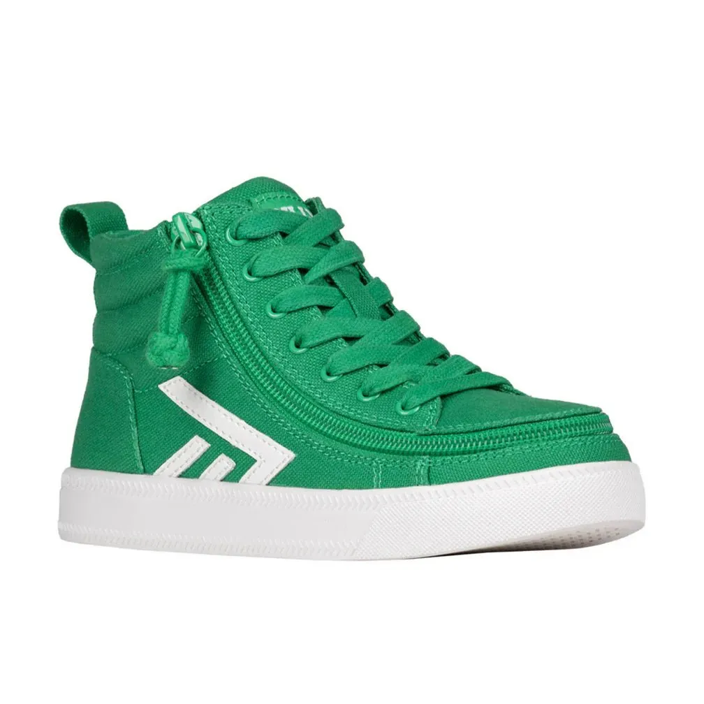 Billy Footwear (Toddler) - Green/White Core Skate Canvas Shoes