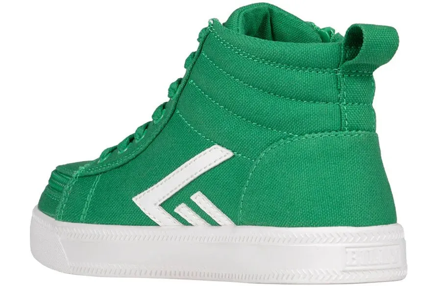 Billy Footwear (Toddler) - Green/White Core Skate Canvas Shoes