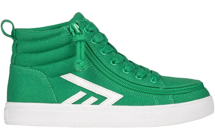 Billy Footwear (Toddler) - Green/White Core Skate Canvas Shoes