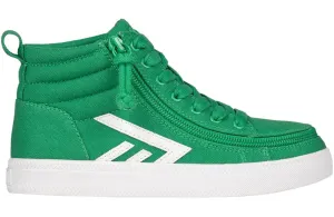Billy Footwear (Toddler) - Green/White Core Skate Canvas Shoes