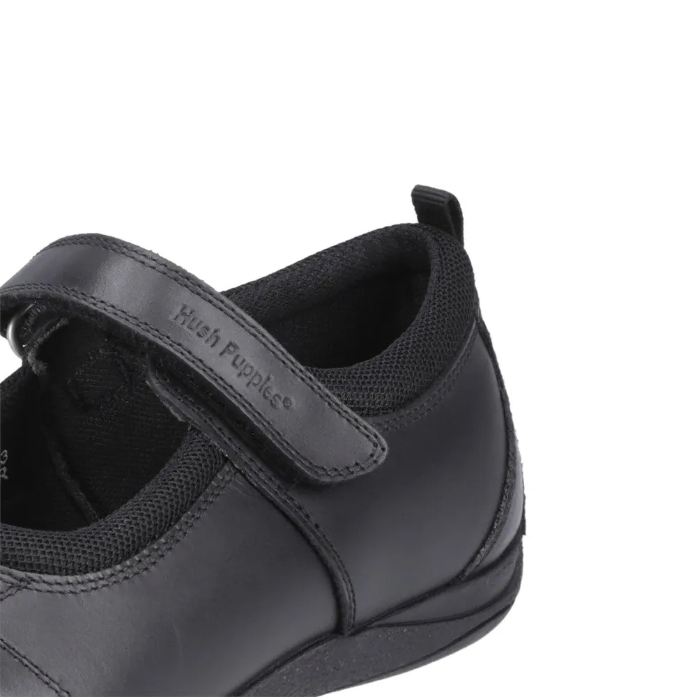 Black Clara Senior School Shoes