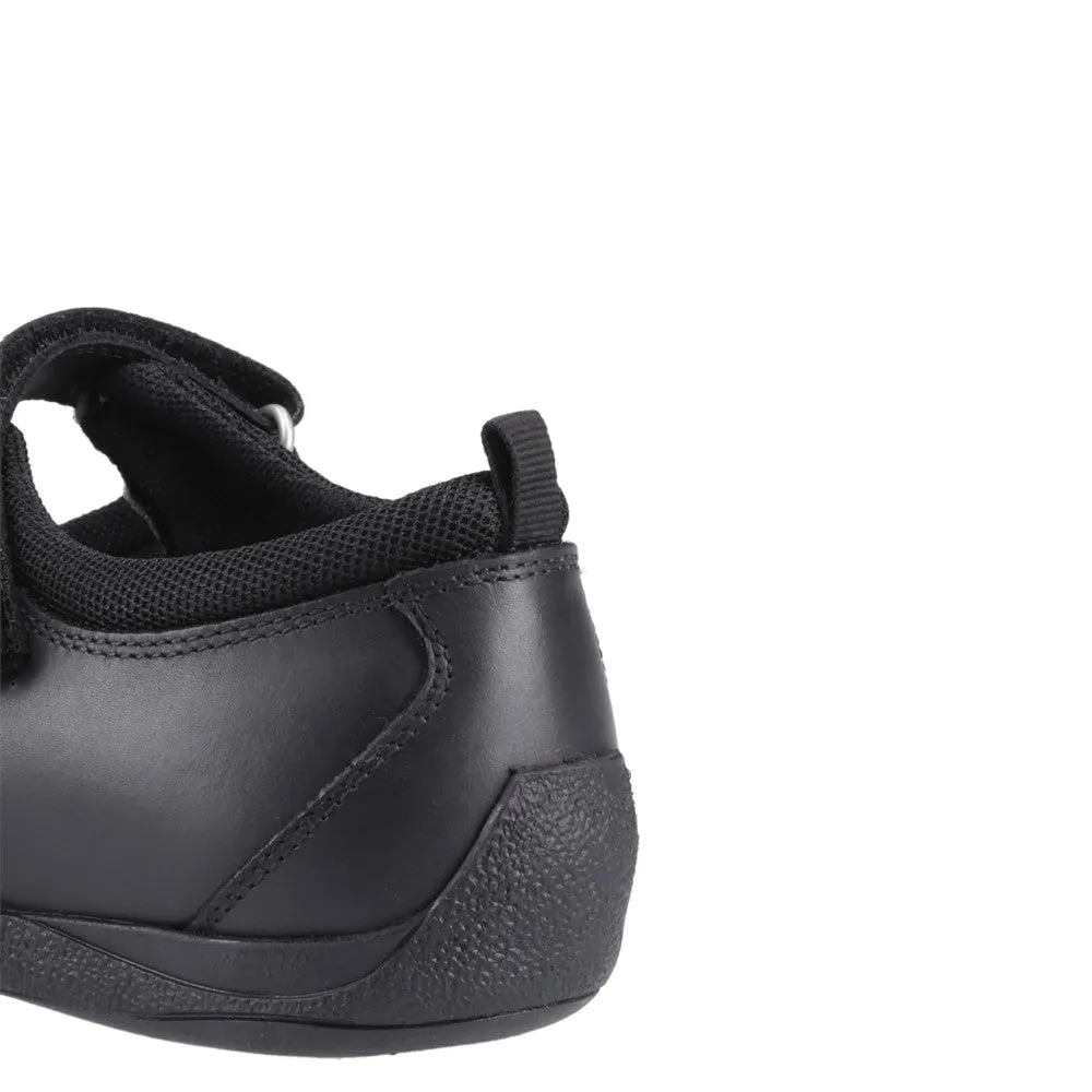 Black Clara Senior School Shoes