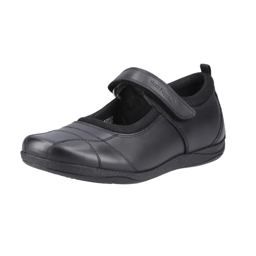 Black Clara Senior School Shoes