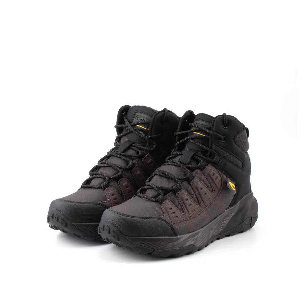 camel active High Cut Microfiber Boots Men Coffee GRIFFORD 882354-WA1SSV-33