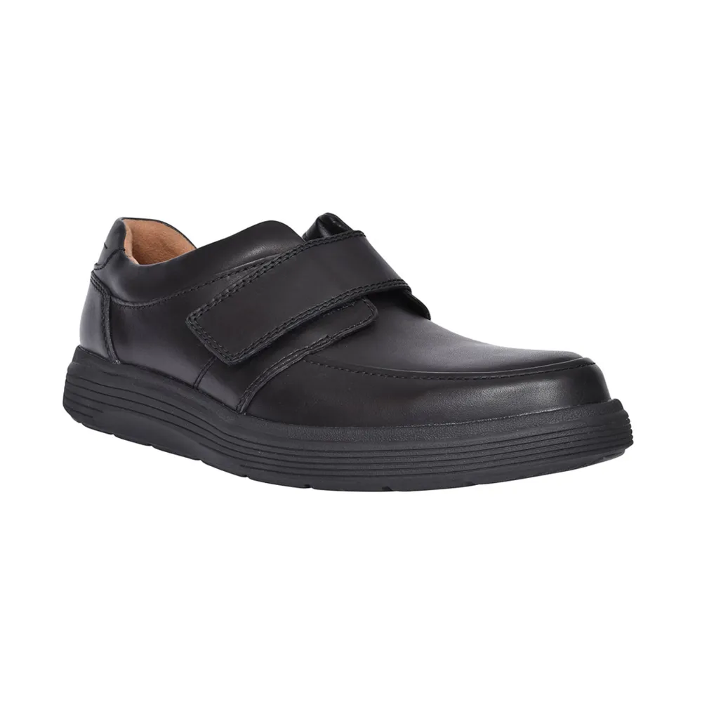 Clarks Un Abode Strap Black Leather