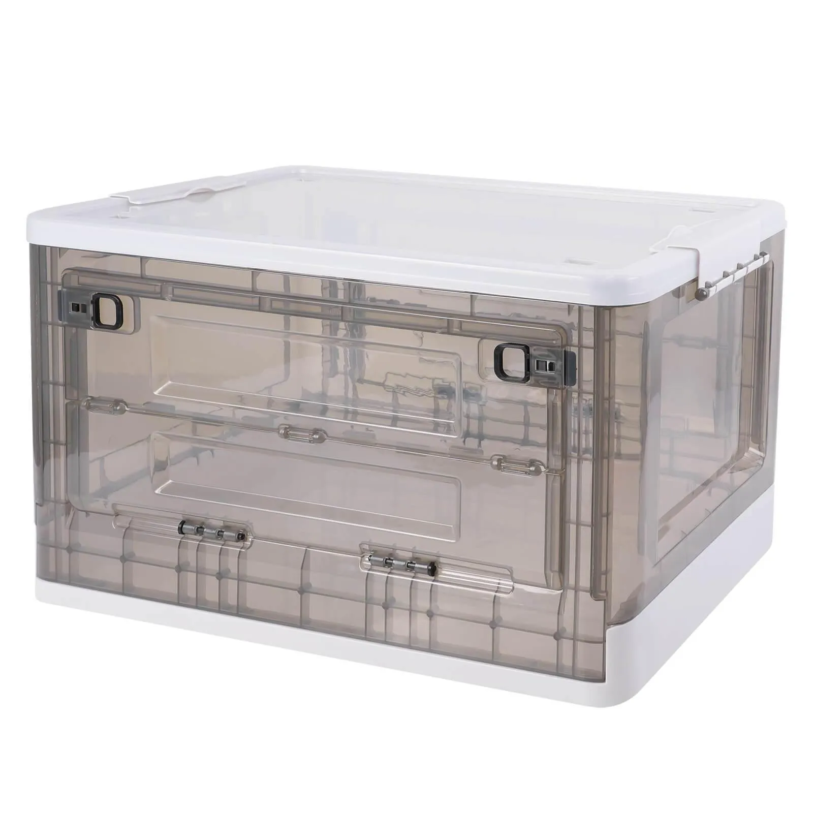 Collapsible Storage Box Containers Plastic Stackable Organizer
