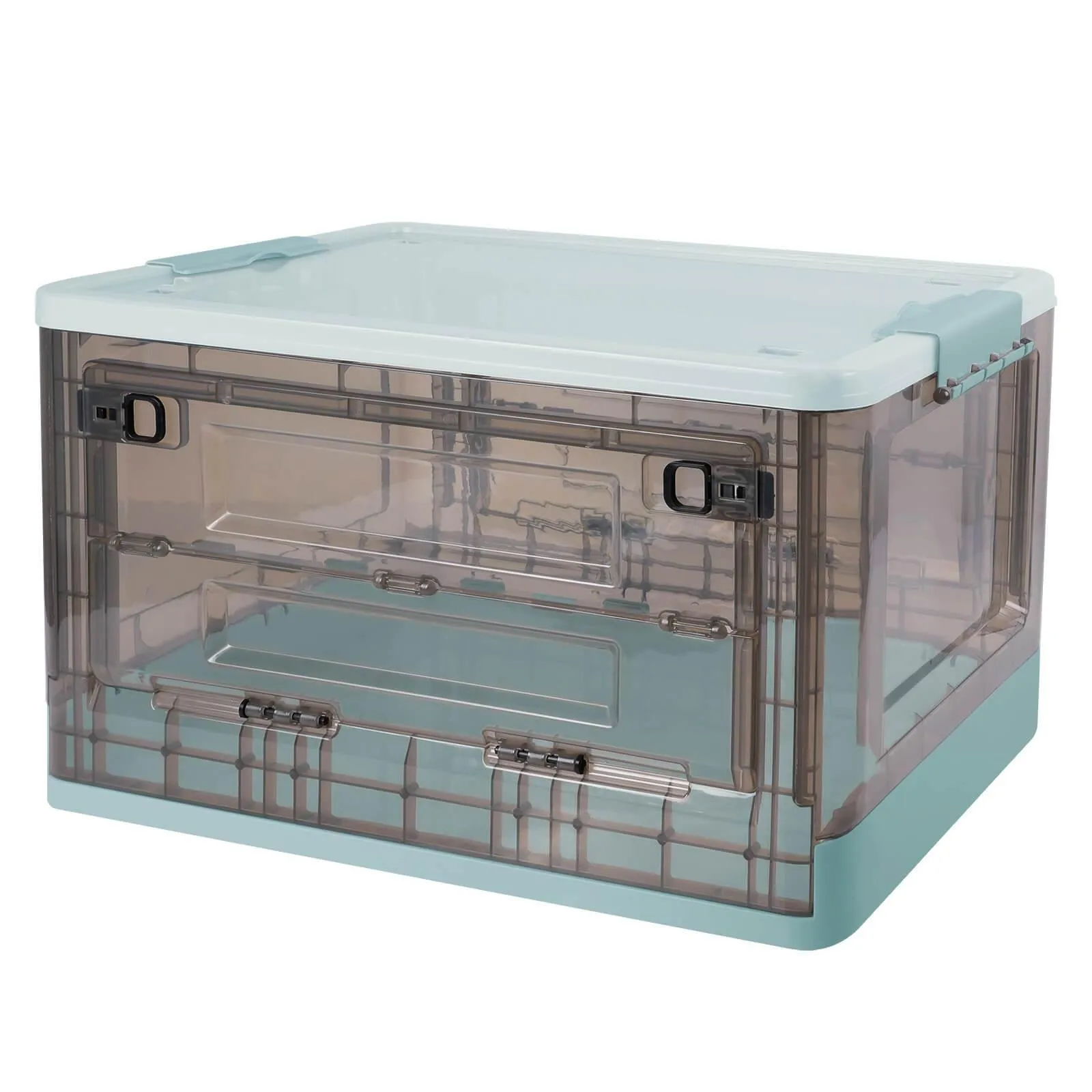 Collapsible Storage Box Containers Plastic Stackable Organizer