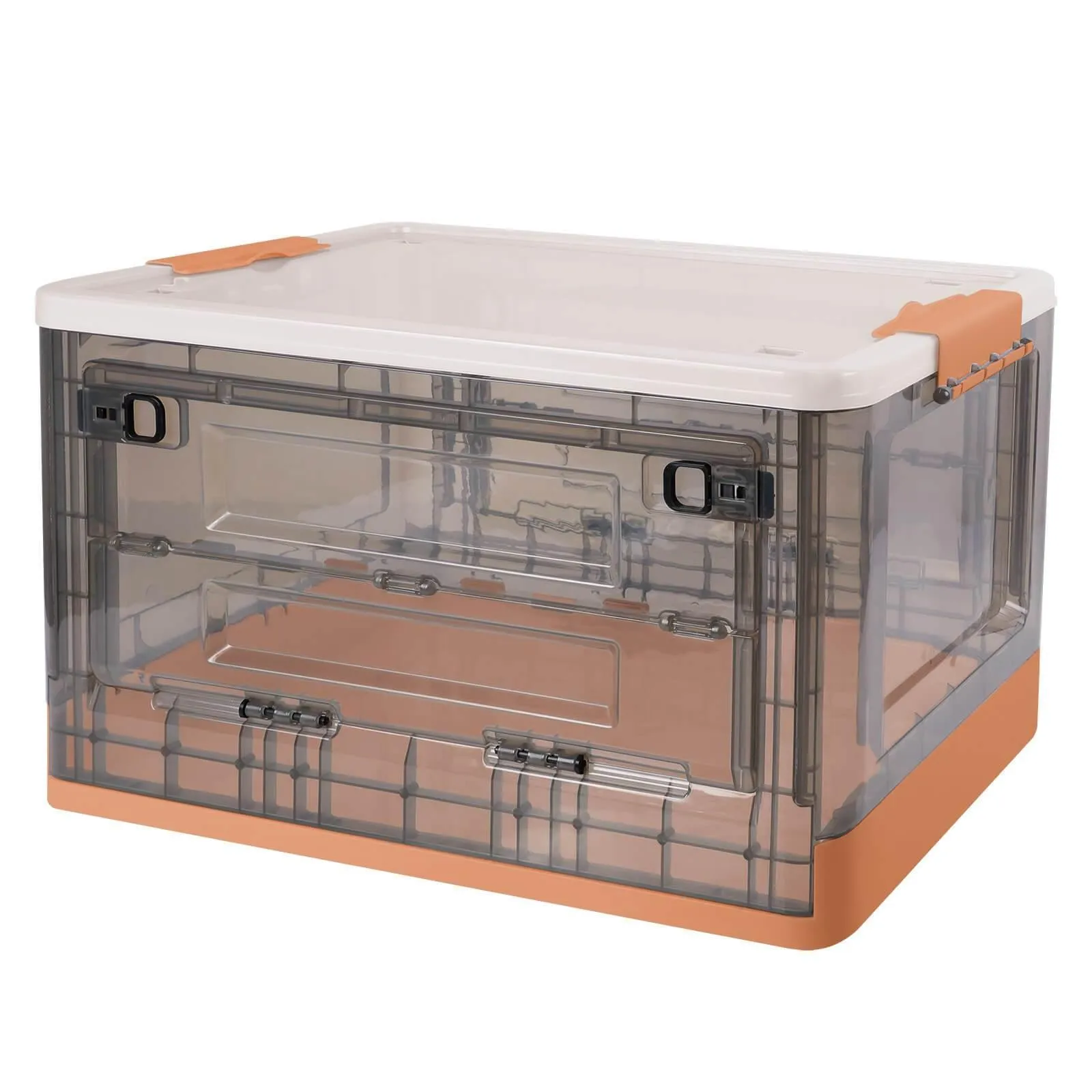 Collapsible Storage Box Containers Plastic Stackable Organizer