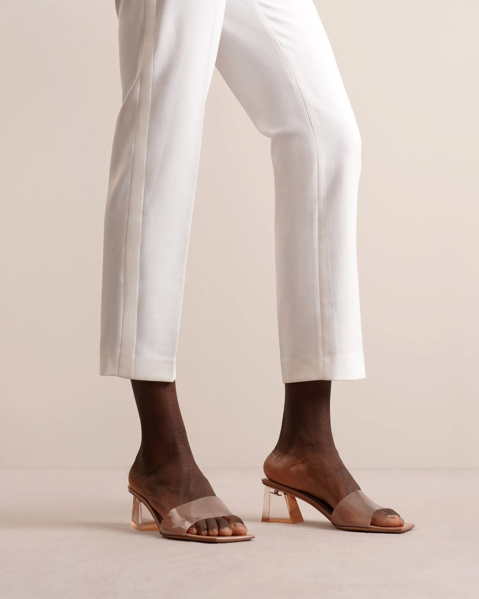 Cosmic 55 plexi nude mules