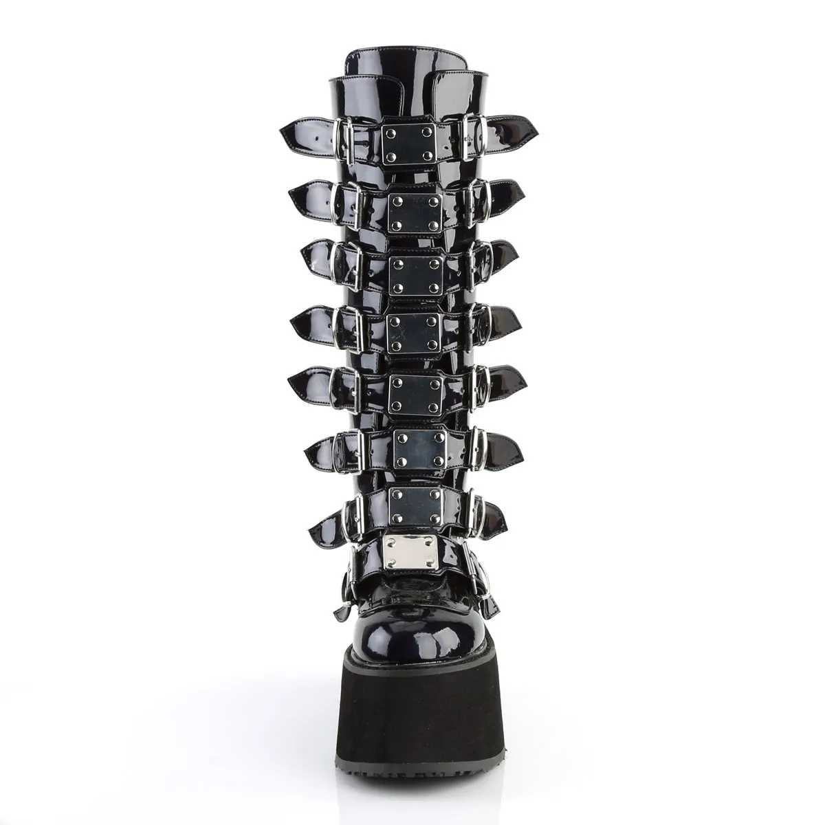 DAMNED-318 Demoniacult Alternative Footwear Women's Knee Highs