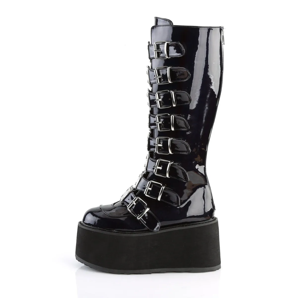 DAMNED-318 Demoniacult Alternative Footwear Women's Knee Highs