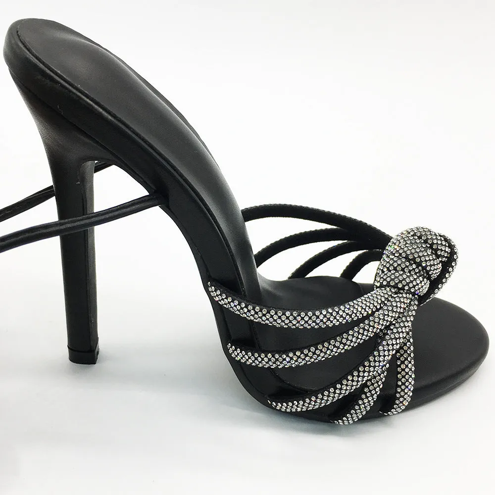 Fashion rhinestone straps high heels HPSD279