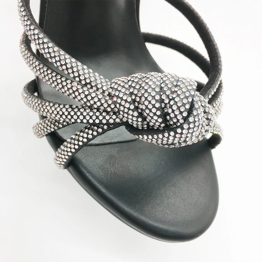 Fashion rhinestone straps high heels HPSD279