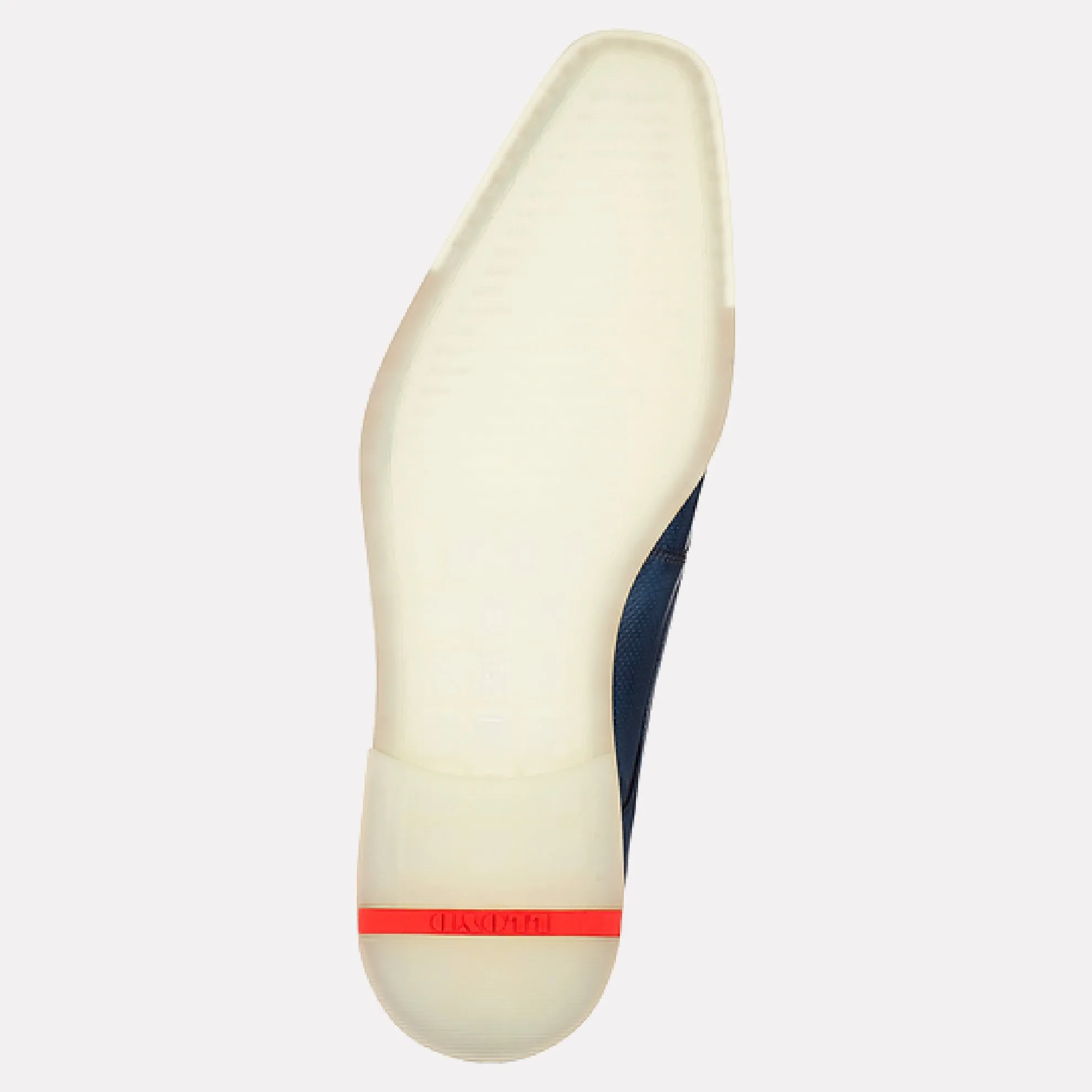 Felton Embossed Leather Chisel-Toe Derby / Navy