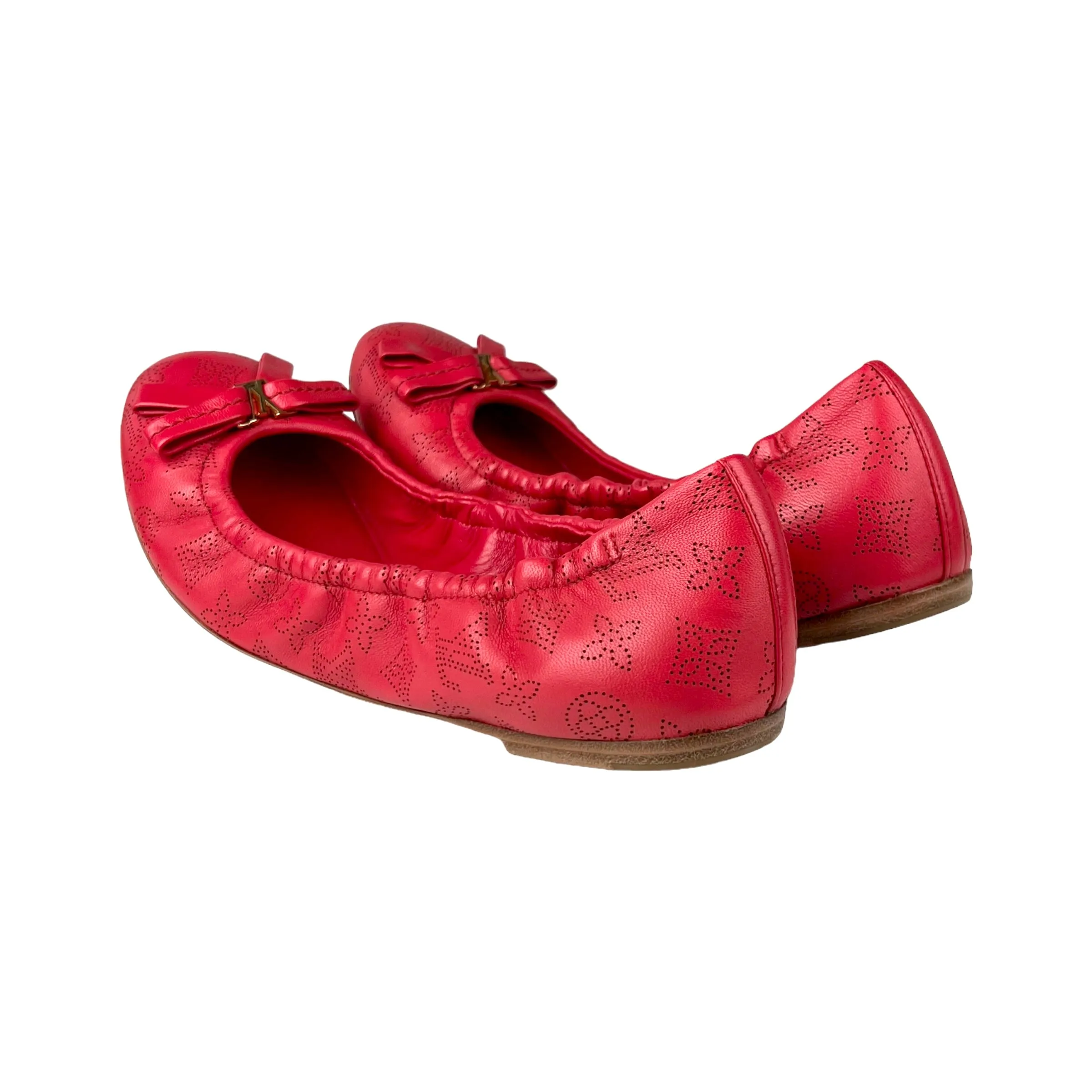 Louis Vuitton 2010 Coral Mahina Elba Flat Ballerina