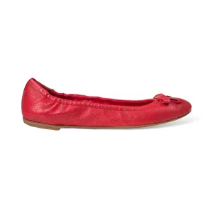 Louis Vuitton 2010 Coral Mahina Elba Flat Ballerina