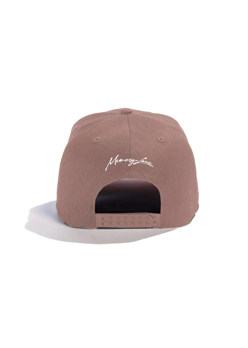Memory Lane Core Logo Snapback (Dusty Pink)