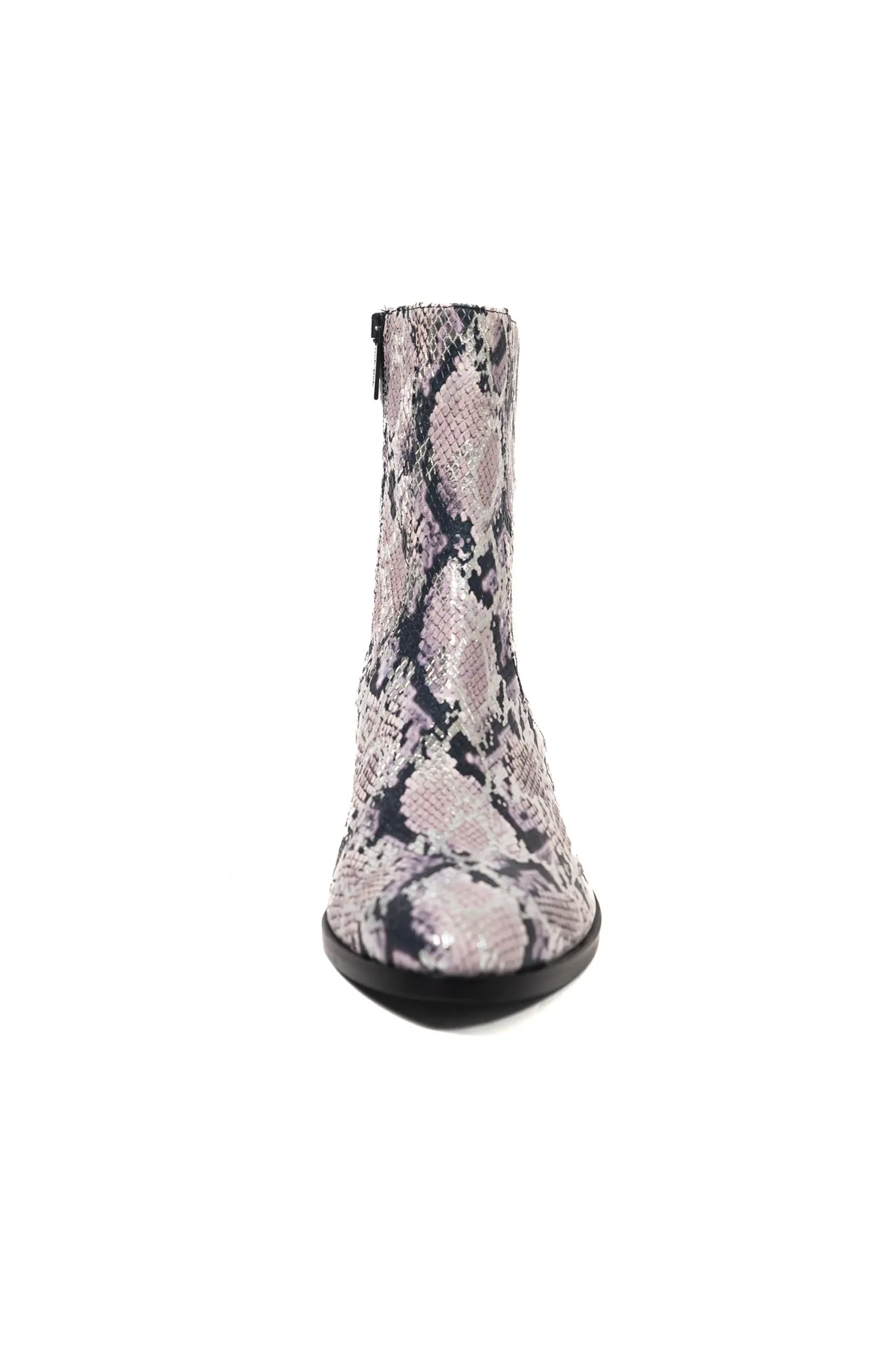 MEN TWISTED DREAMS CHELSEA 3.5 CM BOOT - SNAKE PRINT WHITE ITALIAN LEATHER