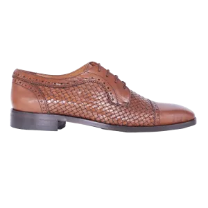 Mercanti Fiorentini Derby Brogue in Tan