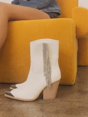 OASIS SOCIETY Kai - Rhinestone Beauty Fringe Boots