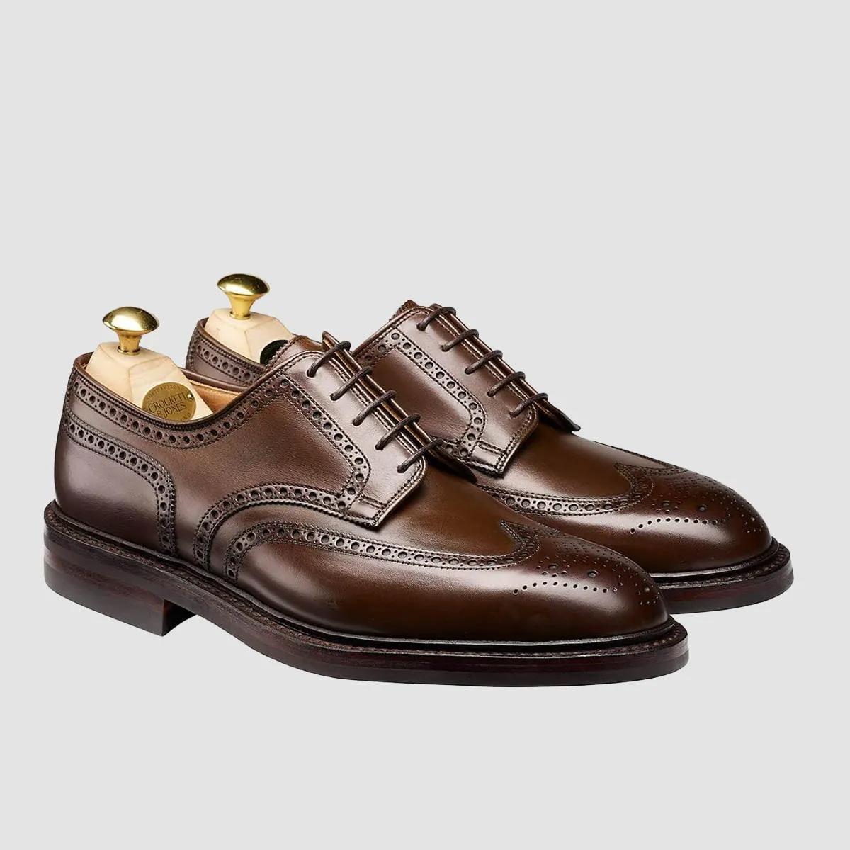 Pembroke, Dark Brown Wax Calf, Dainite Sole