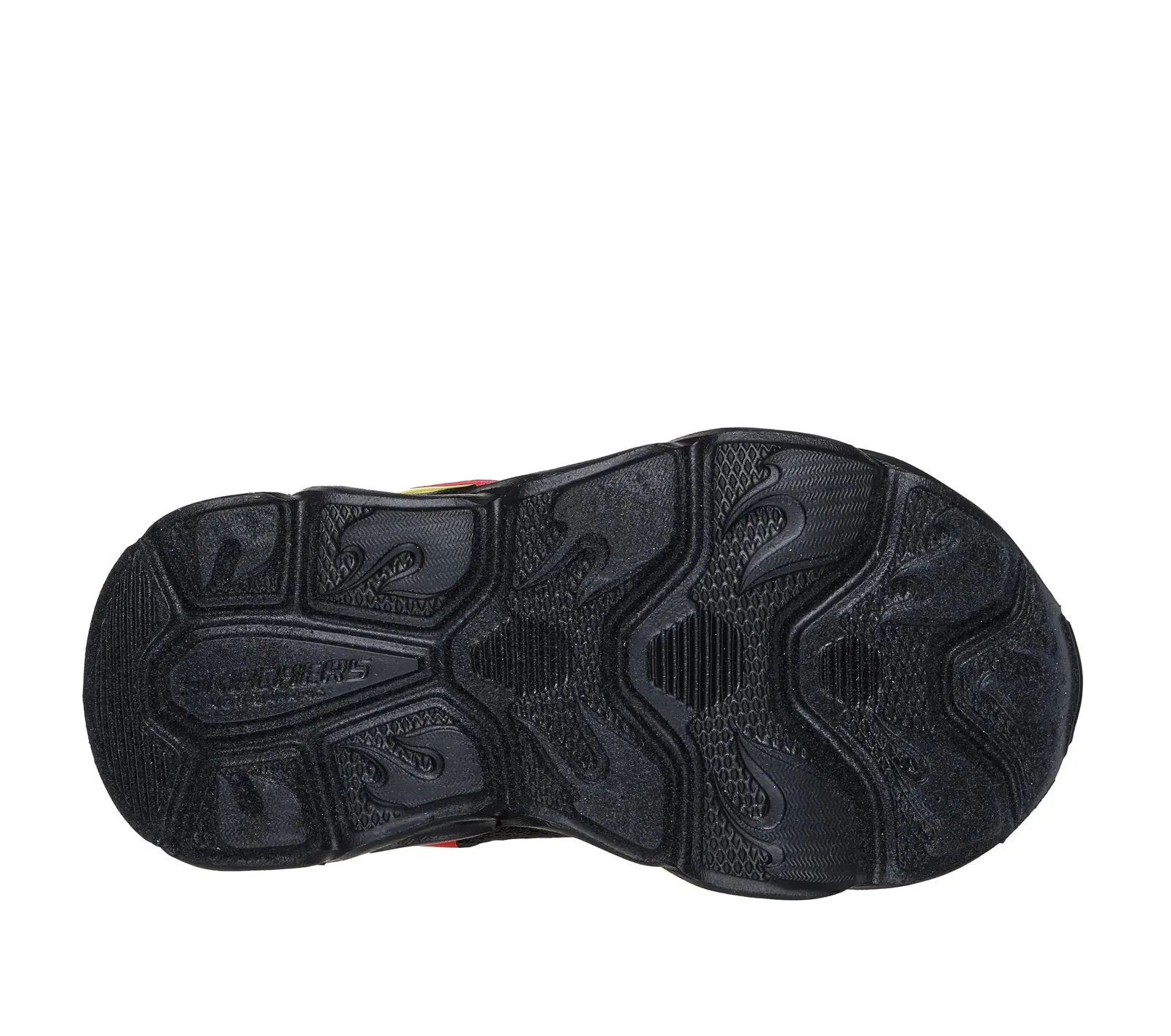Skechers Black/Red Thermo Flash Wheel Buddies Toddler Sneaker