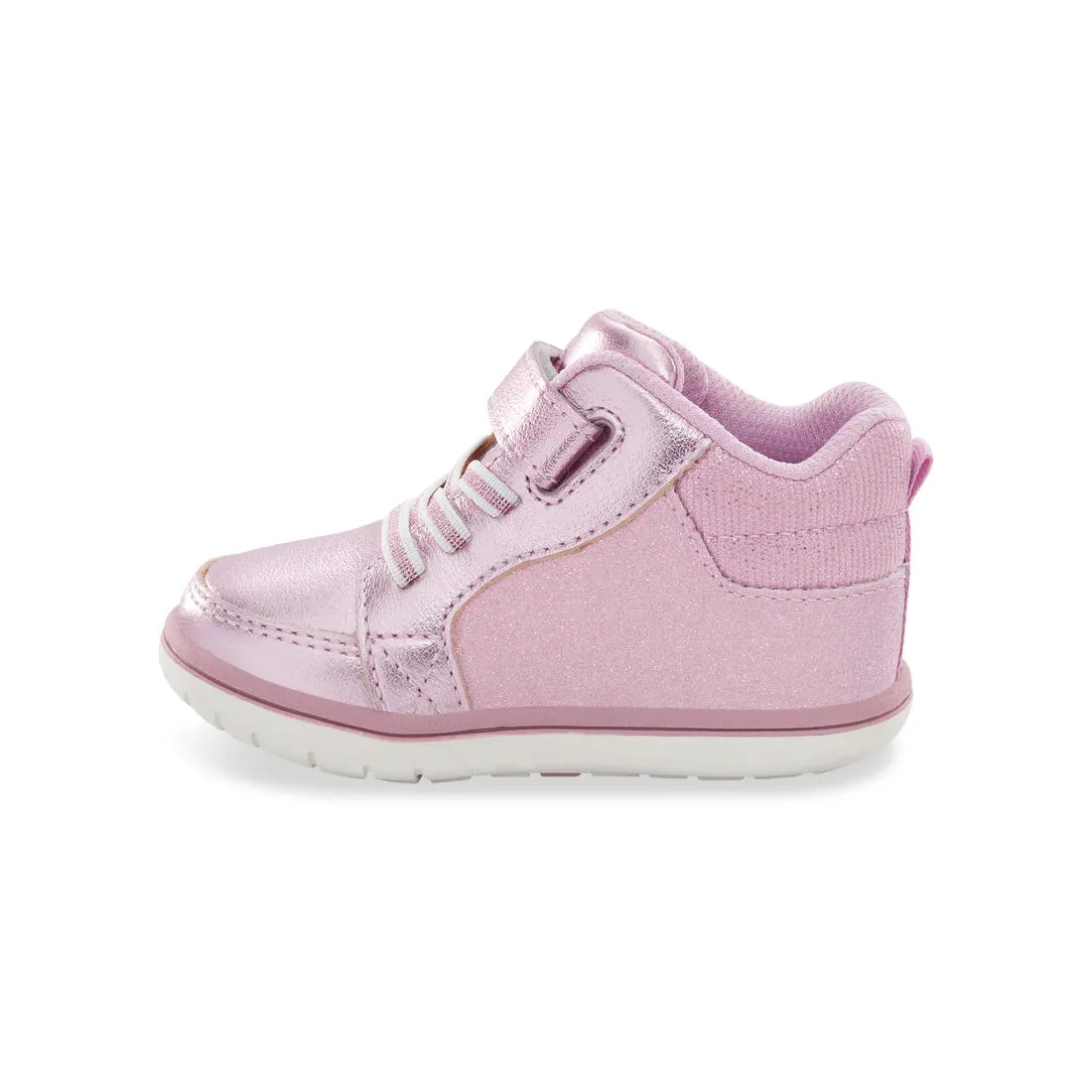 Stride Rite Ames | Pink Shimmer Kids High Tops