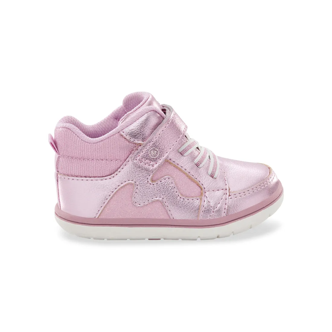 Stride Rite Ames | Pink Shimmer Kids High Tops