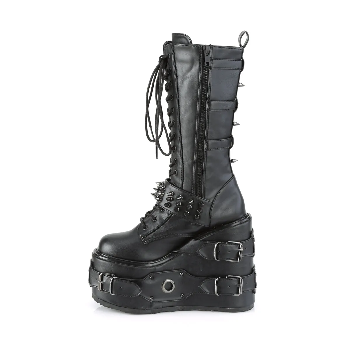 SWING-327 Demoniacult Alternative Footwear Women's Knee High Boots