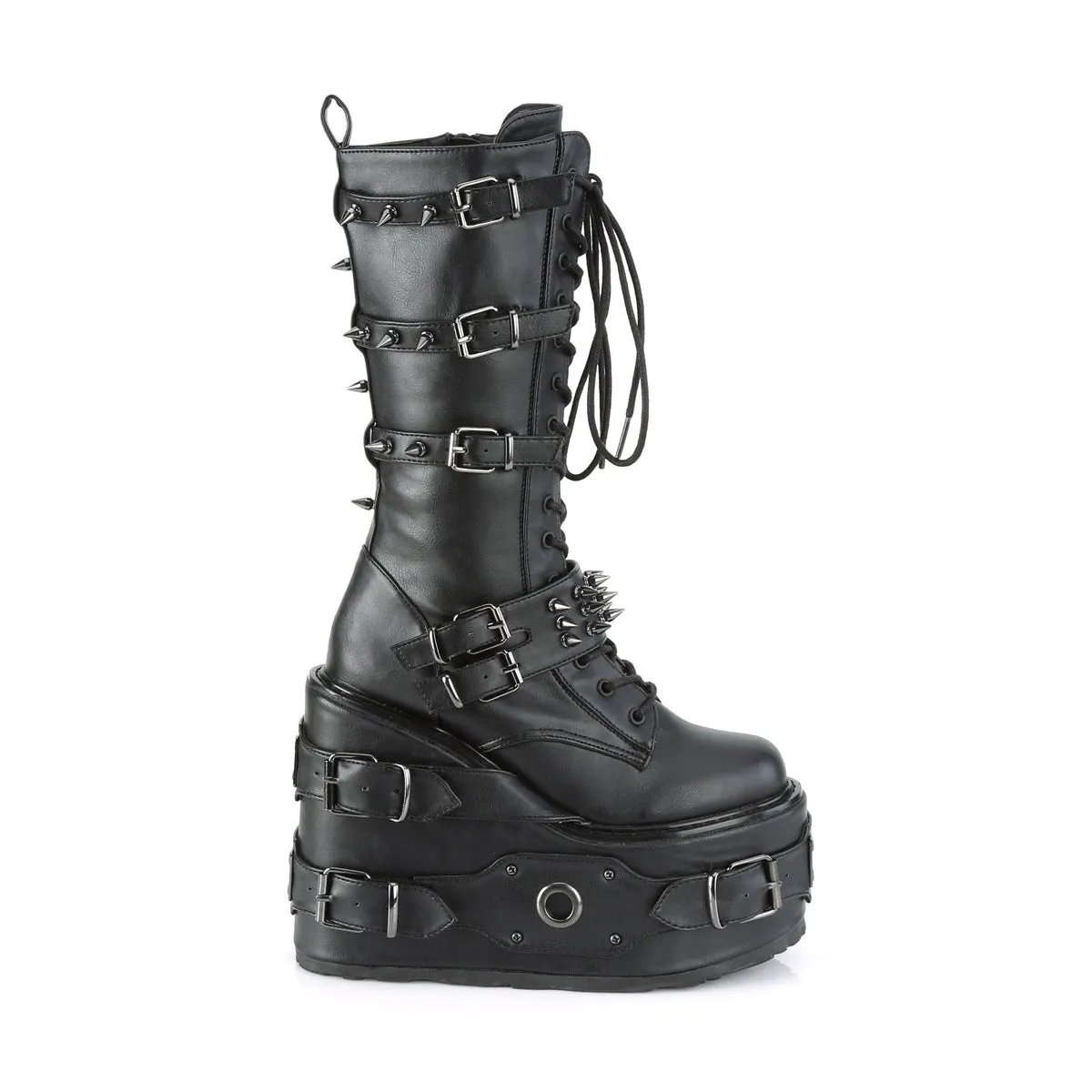 SWING-327 Demoniacult Alternative Footwear Women's Knee High Boots
