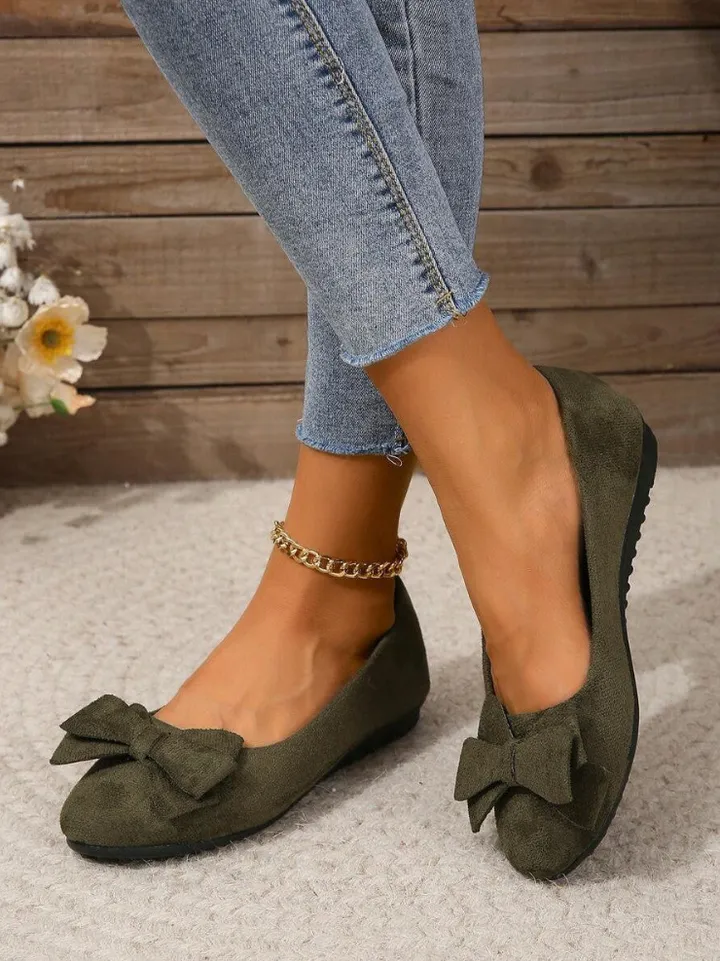 Sylis | Elegant Casual Bow Detail Flats for Women
