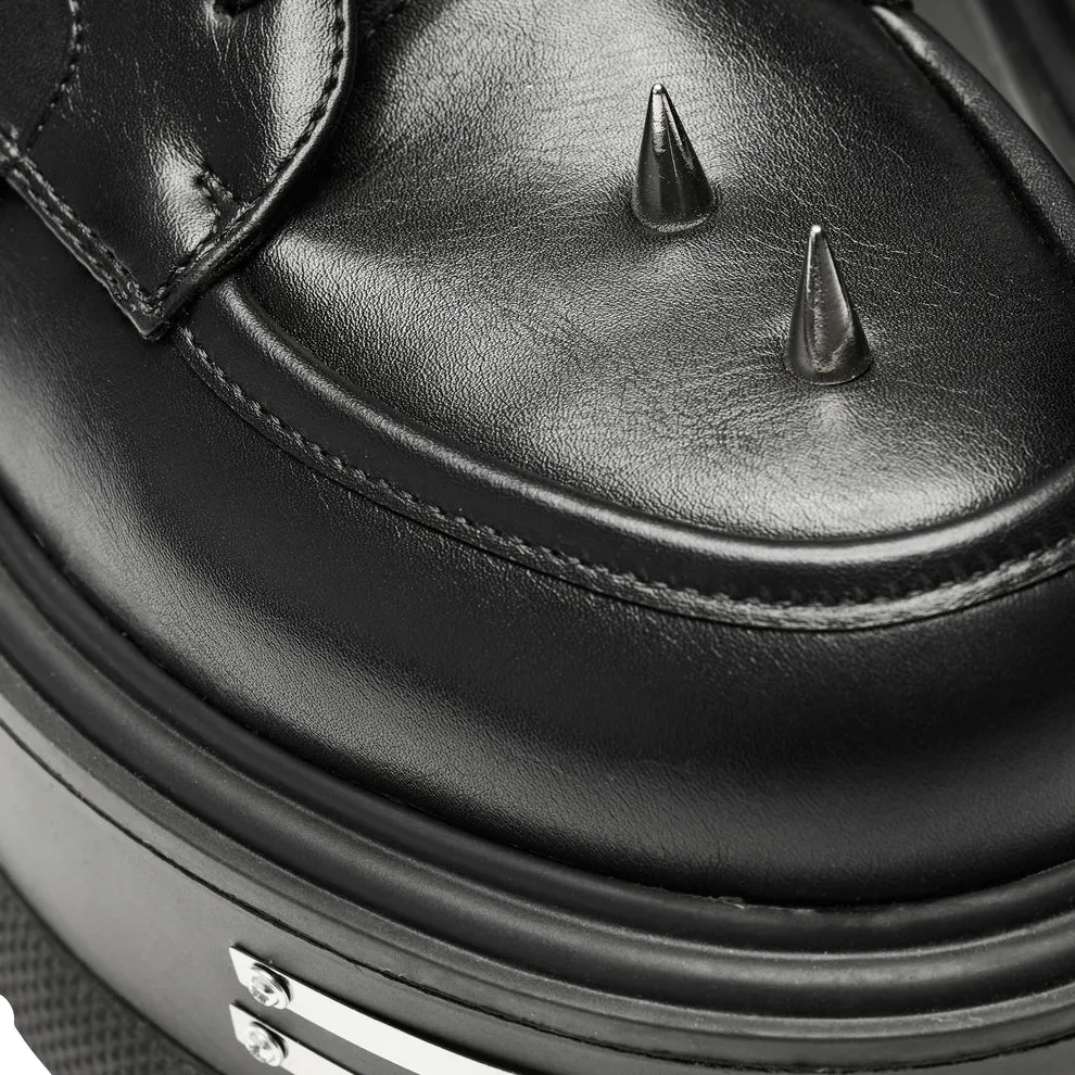 The Silence Men's Platform Grunge Boots - Black